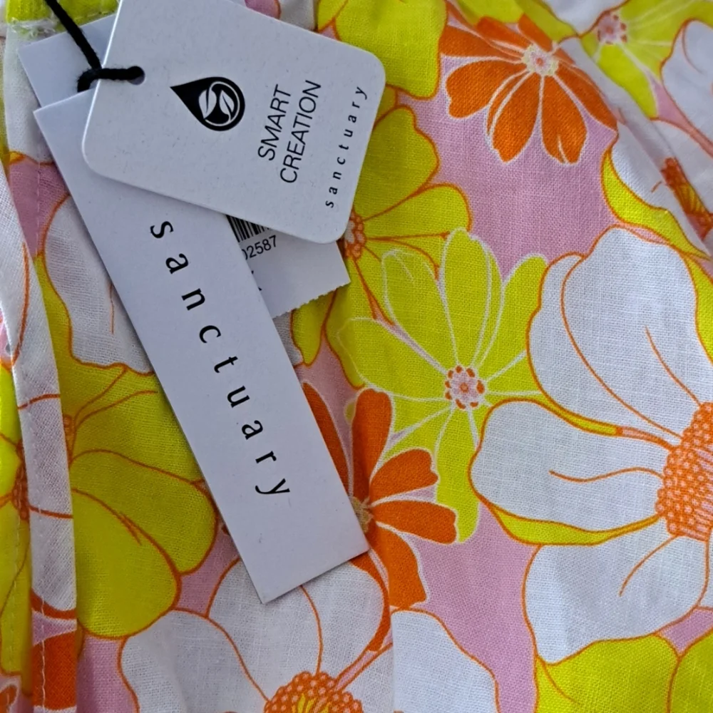 NWT BOHO FLORAL BLOUSE BY SANCTUARY